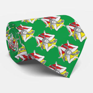 Sicilia (Trinacria-symbool) Premium-Stropdas Stropdas