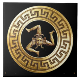 Sicilia Trinacria Wall Tegel Tegeltje