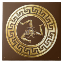 Sicilia Trinacria Wall Tegel Tegeltje