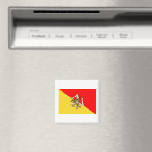 Sicilia vlag magneet (Insitu (Vaatwasser))