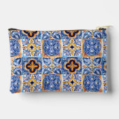 Siciliaans Blauw Wit Mediterraan keramische tegels Etui (Achterkant)