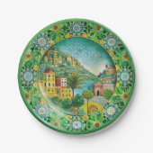 Siciliaans Groen: Melamine Paper Bord (Voorkant)