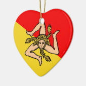 Siciliaans, Italië Keramisch Ornament (Links)