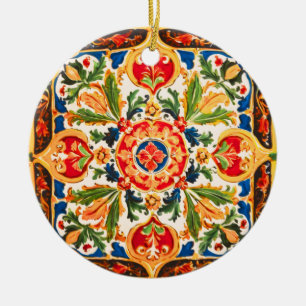 Siciliaans keramisch patroon keramisch ornament