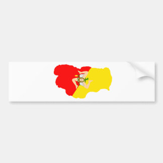 Siciliaans meer Tahoe Bumpersticker