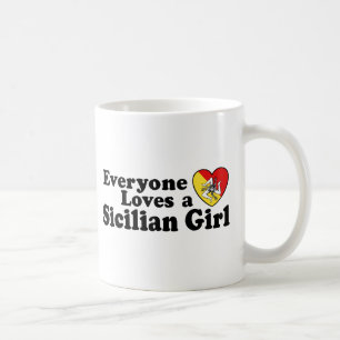 Siciliaans meisje koffiemok