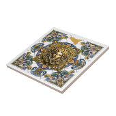 Siciliaans patroon tegeltje (Zijkant)