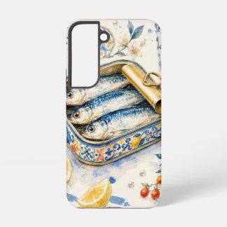 Siciliaans Sardine-waterverf Kunst Samsung Galaxy Hoesje