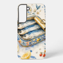 Siciliaans Sardine-waterverf Kunst