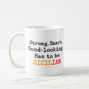 siciliaans sterk koffiemok