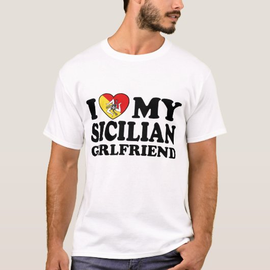 Siciliaans Vriendin T-shirt (Voorkant)