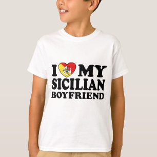 Siciliaanse boyvriend t-shirt