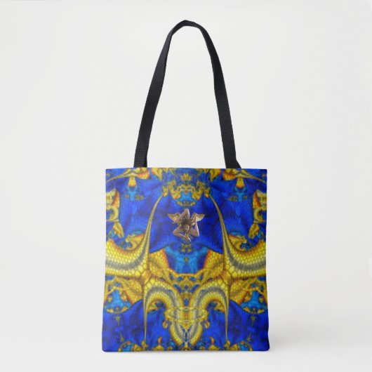 Siciliaanse Canvas tas Medusa Trinacria (Voorkant)