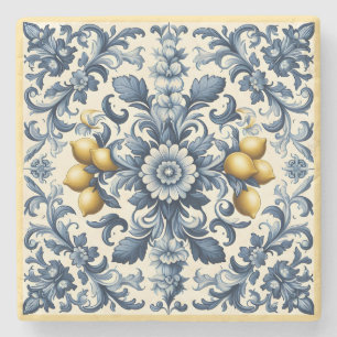 Siciliaanse citroenen stenen onderzetter