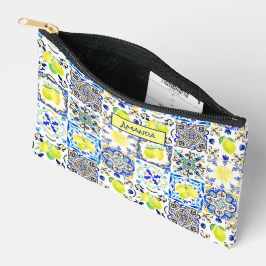 Siciliaanse citrus Mediterrane majolica Etui (Open)