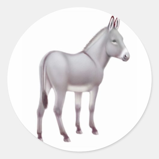 Siciliaanse ezel Sticker (Voorkant)
