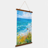 Siciliaanse kust hangend wandkleed (Gebogen)