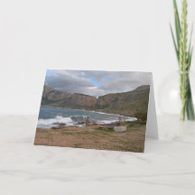 Siciliaanse kustkaart. Blanco voor je eigen berich