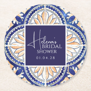 Siciliaanse Majolica Ronde Onderzetter – Lemon The