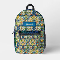 Siciliaanse mediterrane citrusblauwe tegels