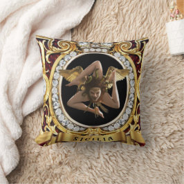 Siciliaanse Medusa Trinacria cadeaukussen Kussen