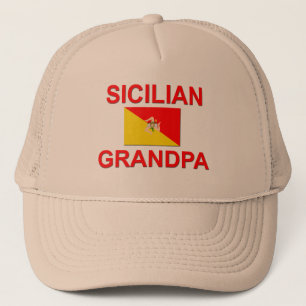 Siciliaanse opa trucker pet