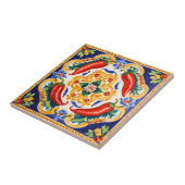 Siciliaanse paprika tegeltje (Zijkant)