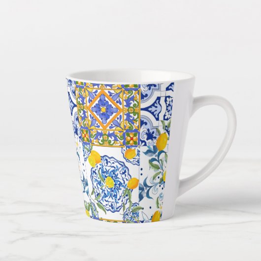  Siciliaanse stijl, zomerkunst Latte Mok (Rechts)