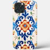 Siciliaanse Tegel Patroon Case-Mate iPhone Case (Achterkant)