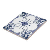 Siciliaanse tegels, majolica tegeltje (Zijkant)