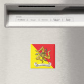 Siciliaanse Trinacria Benvenuto Magneet (Insitu (Vaatwasser))