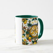 Siciliaanse Trinacria Design Mok (Voorkant rechts)