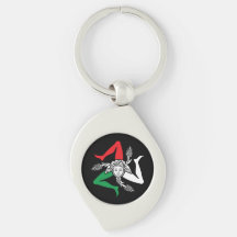 Siciliaanse Trinacria Medusa Embleem Italiaans The