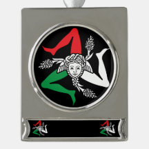Siciliaanse Trinacria Medusa Embleem Italiaans The