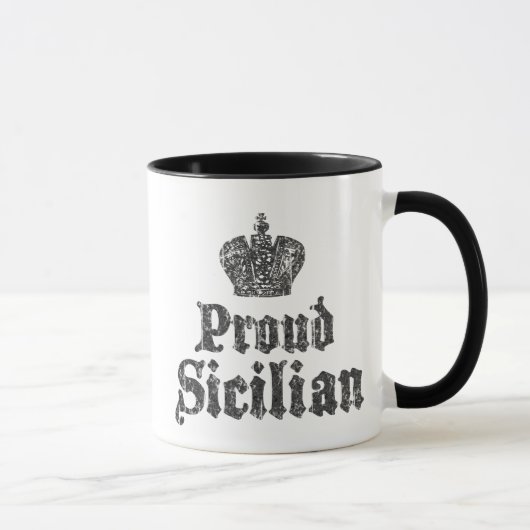 Siciliaanse trots koffiemok mok (Rechts)