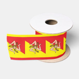 Siciliaanse vlag lint, Sicilië patriotten /sport Lint