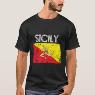 Siciliaanse Vlag Pride T-shirt