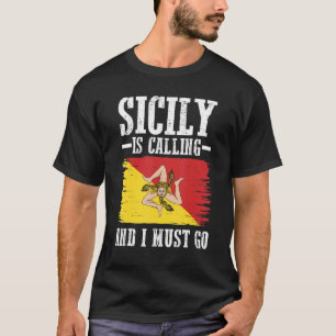 Siciliaanse vlag Sicilië T-shirt