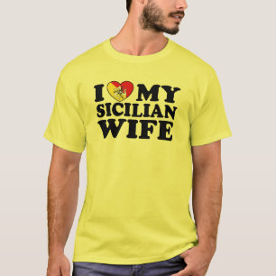 Siciliaanse vrouw t-shirt