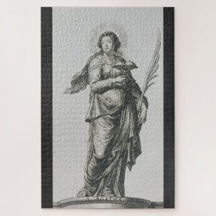 Siciliaanse vulkanische genade kunst van de heilig legpuzzel