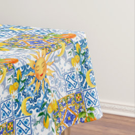 Siciliaanse zon, citroen, majolica, Tafelloper
