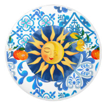 Siciliaanse zon, majolica, citroen,