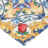 Sicilian Majolica Colorful Tile Pattern Tafelkleed (Gekanteld)