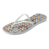 Sicilian Majolica Colorful Tile Pattern Teenslippers (Schuin)