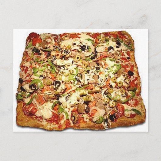SICILIAN PIZZA PIE BRIEFKAART (Voorkant)