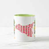 Sicilian Trinacria Design  Coffee Mug Mok (Midden)