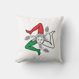 Sicilian Trinacria Medusa Design Kussen