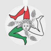 Sicilian Trinacria Medusa Emblem Italian Theme (dos)