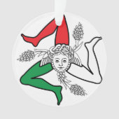 Sicilian Trinacria Medusa Emblem Italian Theme (devant)