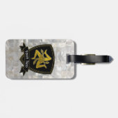 Sicilian Trinacria Moeder van het patroonpatroon Bagagelabel (Achterkant horizontaal)